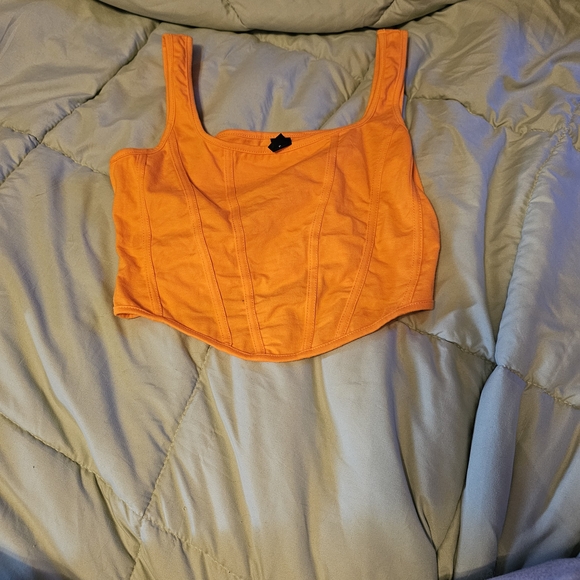 SHEIN Vibrant Orange Tank Top - Picture 1 of 2